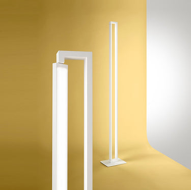 Piantana orientabile in metallo verniciato bianco Perenz Lampade da terra